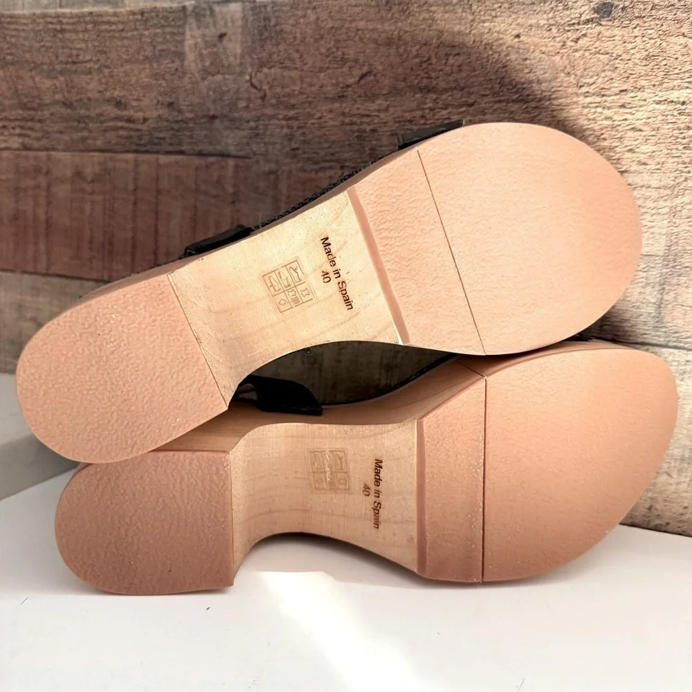 NWOT Free People Aurora Wrap Leather Platform Sandal